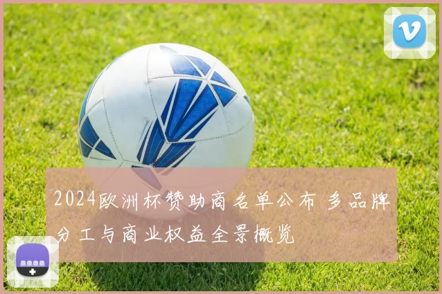 2024欧洲杯赞助商名单公布 多品牌分工与商业权益全景概览